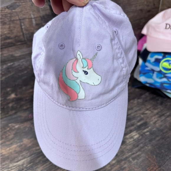 Carter's Lavender Unicorn Girls Hat Ball Cap - Picture 1 of 6